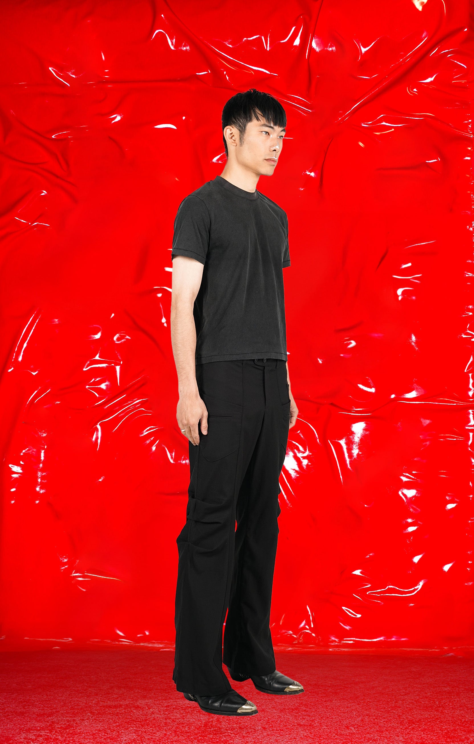 FLARE TROUSER BLACK