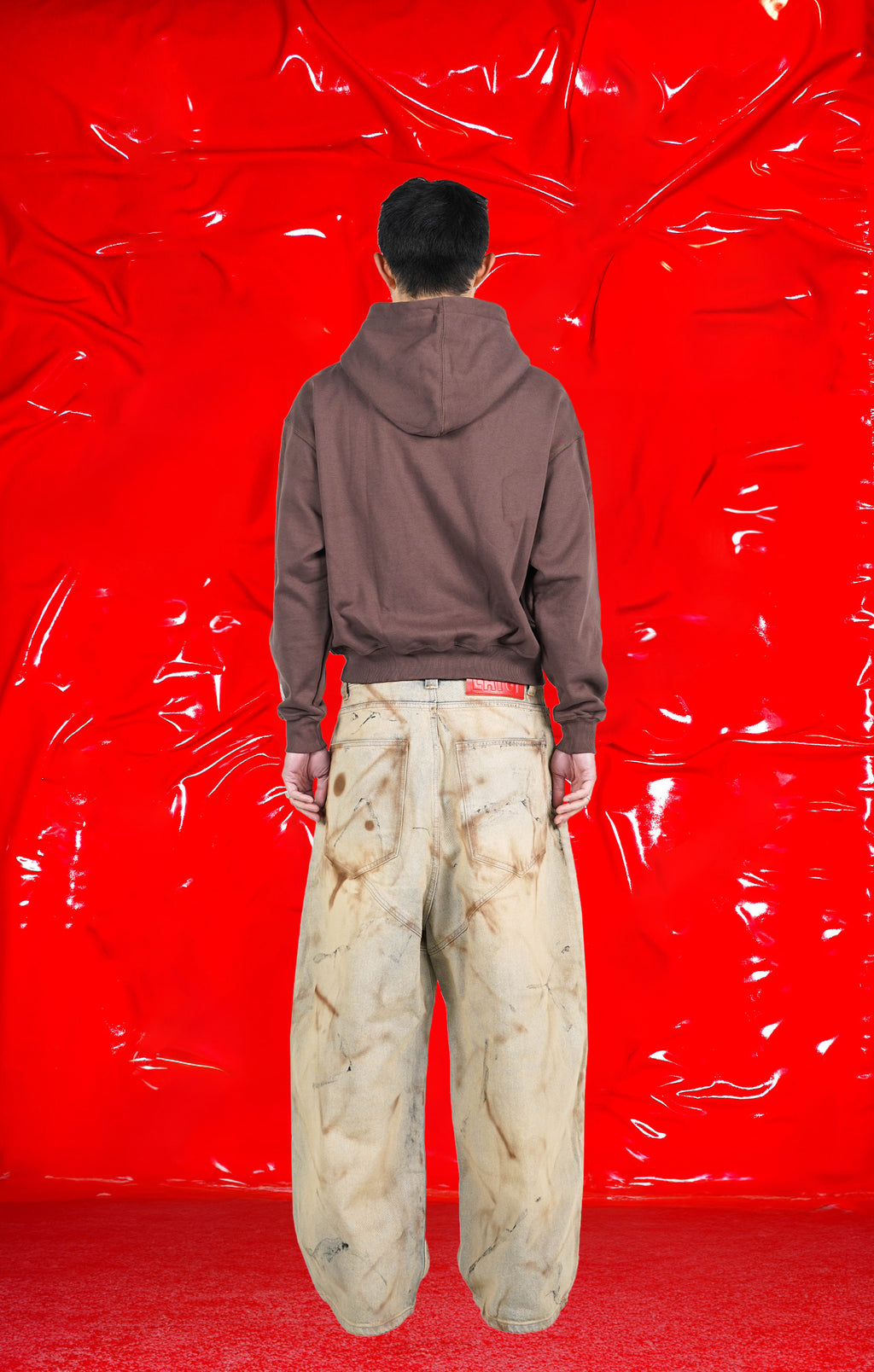 BOXY ZIP HOODIE MOCHA