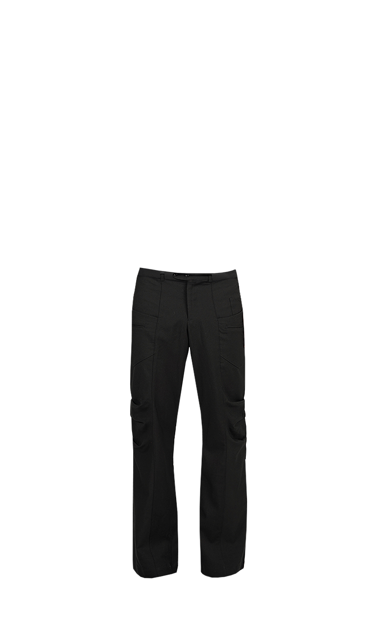 FLARE TROUSER BLACK