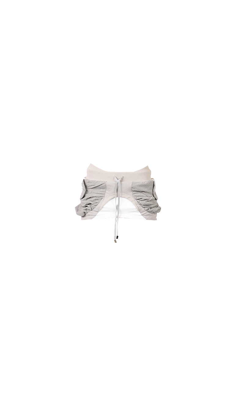 MULTIFAB MINISKIRT WHITE